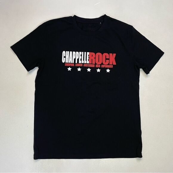 Dave Chappell & Chris Rock Europe Tour 2022 Graphic T-Shirt Men Medium Black - Picture 1 of 6